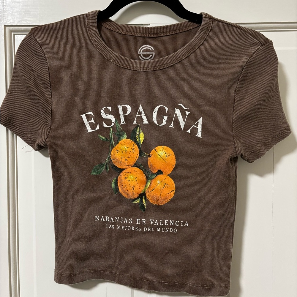 Cropped Graphic Tee